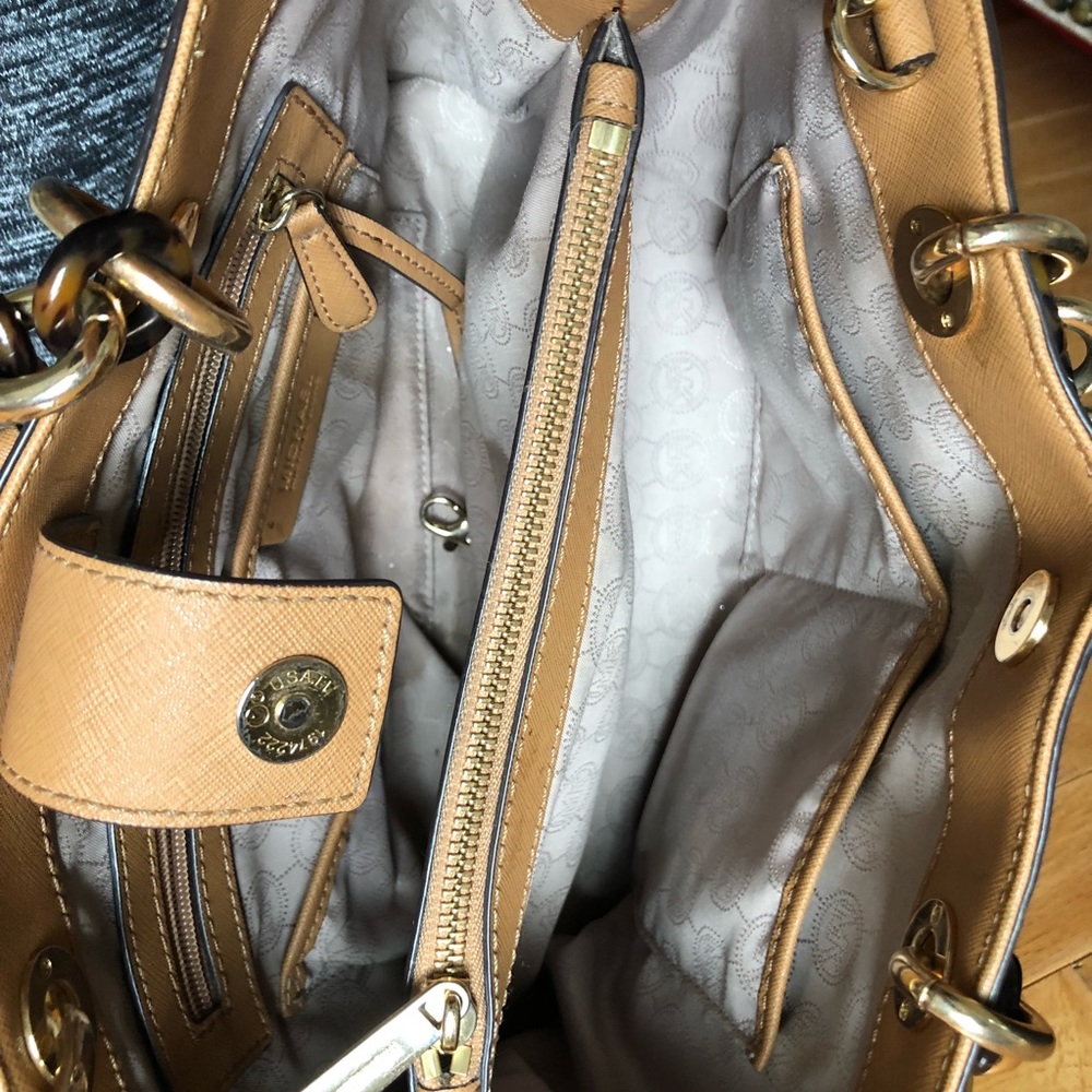 Michael Kors Luggage Colored Satchel - Picture 3 of 3